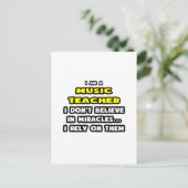 Carte Postale Miracles et professeurs de musique ... Drôle (Debout devant)