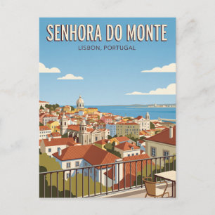 Carte Postale Miradouro da Senhora do Monte Lisbonne Portugal