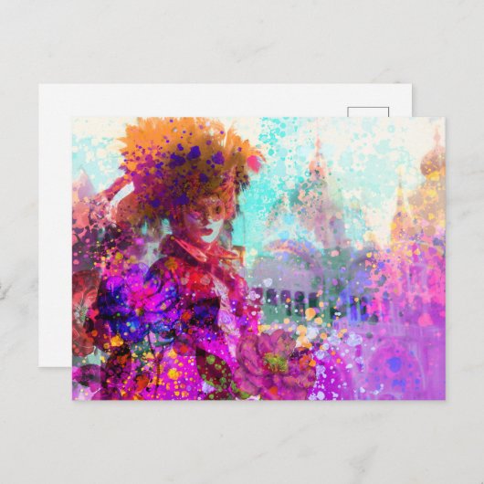 Carte postale Mirage vénitienne (Devant / Derrière)