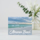 Carte Postale Miramar Beach Floride Belle photographie océanique (Debout devant)