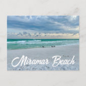 Carte Postale Miramar Beach Floride Belle photographie océanique (Devant)