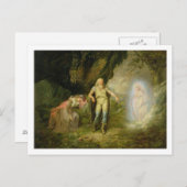 Carte Postale Miranda, Prospero et Ariel, de "The Tempest" par (Devant / Derrière)