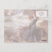 Carte Postale Miranda The Tempest par John William Waterhouse (Dos)