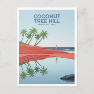 Carte Postale Mirissa Colline des Cocotiers Sri Lanka Voyage