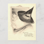 Carte Postale Miroir de sorcière fille (Devant)