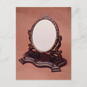 Carte Postale Miroir en papier-mache peint en or, vers 1890