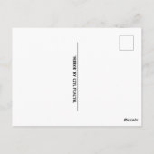 Carte postale miroir fractale (Dos)