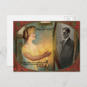 Carte postale Miroir Halloween (Devant / Derrière)