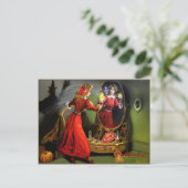 Carte postale miroir Halloween Déplaisant vintage (Debout devant)