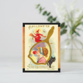 Carte Postale Miroir magique d'Halloween vintage (Debout devant)