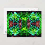 Carte Postale miroir pequin violet 4 (Devant / Derrière)