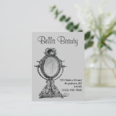 Carte Postale Miroir vintage (Debout devant)