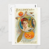 Carte Postale Mirror Halloween (Devant / Derrière)