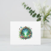 Carte Postale mirror magical letter (Debout devant)