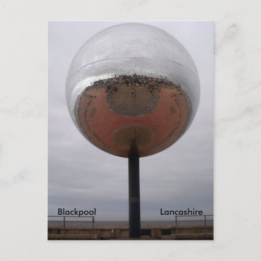 Carte Postale Mirrorball Blackpool (Devant)