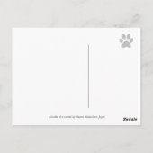 Carte Postale Mischier jaune Labrador (Dos)