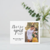 Carte Postale Mise à jour du Mariage de pas 6 pieds à l'extérieu (Debout devant)