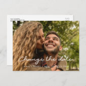 Carte Postale Mise à jour mariage simple Modifier la date (Devant / Derrière)