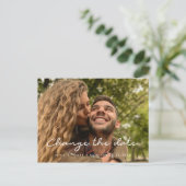 Carte Postale Mise à jour mariage simple Modifier la date (Debout devant)