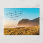 Carte Postale Mise en oeuvre de la Bible Inspirationnelle Verse  (Devant)