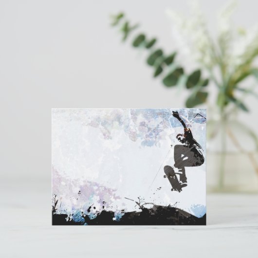 Carte Postale Mise en page du groupe de skateboard (Debout devant)