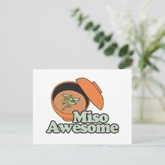 Carte Postale Miso Awesome (Debout devant)