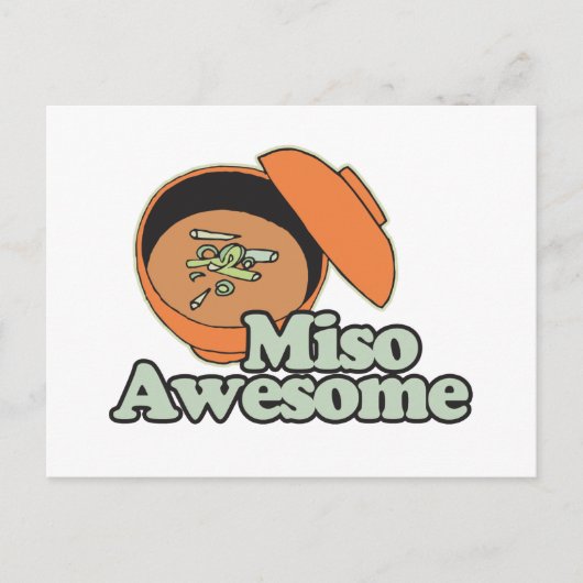 Carte Postale Miso Awesome (Devant)