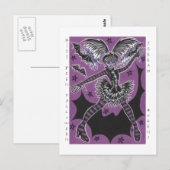 Carte postale Miss Ado Halloween (Devant / Derrière)