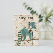 Carte postale Miss Azure Lemurs (Debout devant)