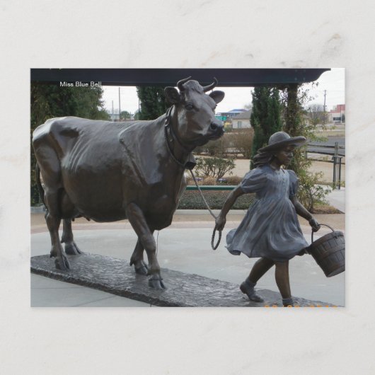 Carte Postale Miss Blue Bell Postcard (Devant)