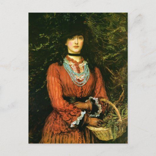 Carte Postale Miss Eveleen Tennant par John Everett Millais (Devant)