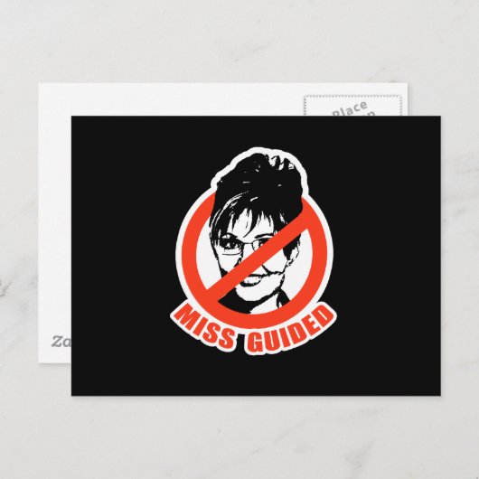 CARTE POSTALE MISS GUIDÉ (Devant / Derrière)