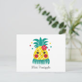 Carte Postale Miss Hawaiian Pineapple (Debout devant)