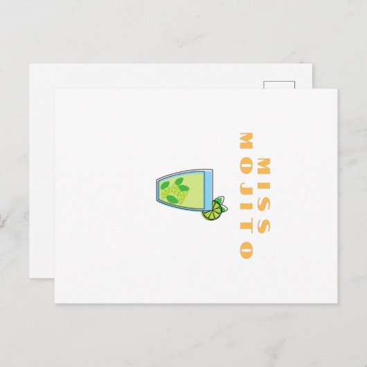 Carte Postale Miss Mojito (Devant / Derrière)