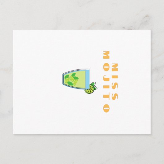 Carte Postale Miss Mojito (Devant)