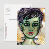 Carte Postale Miss Monster (Devant / Derrière)