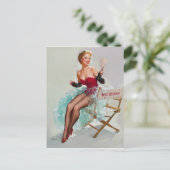 Carte Postale Miss Sylvania Pin-Up Girl (Debout devant)