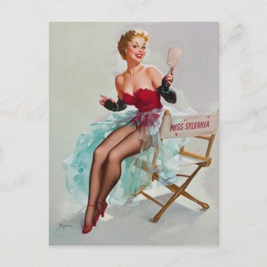 Carte Postale Miss Sylvania Pin-Up Girl (Devant)