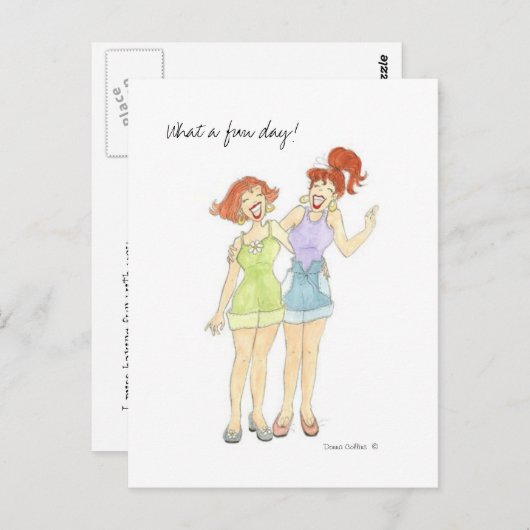 Carte postale Miss You (Devant / Derrière)