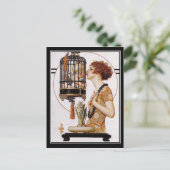 Carte postale Miss you (Debout devant)