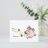 CARTE POSTALE MISSING YOU (Debout devant)