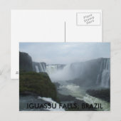 Carte Postale mission 032, IGUASSU FALLS, BRÉSIL (Devant / Derrière)