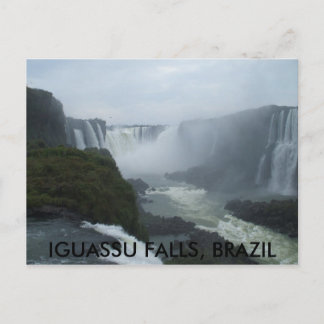 Carte Postale mission 032, IGUASSU FALLS, BRÉSIL