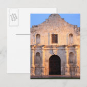 Carte Postale Mission Alamo à San Antonio, (Devant / Derrière)