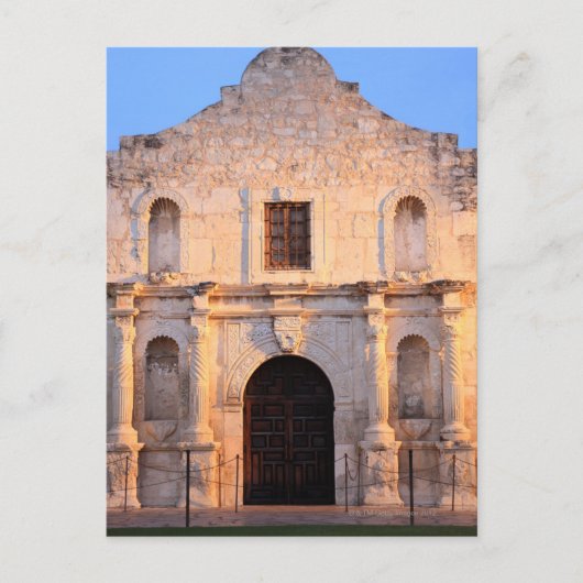 Carte Postale Mission Alamo à San Antonio, (Devant)