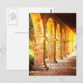 Carte Postale Mission Arches San Juan Capistrano (Devant / Derrière)