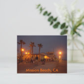 Carte Postale Mission Beach, CA (Debout devant)