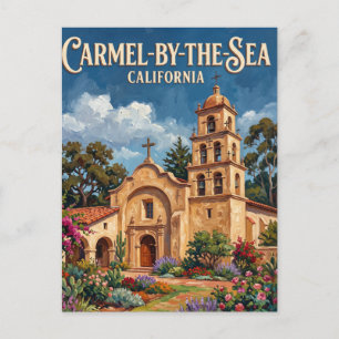 Carte Postale Mission Carmel Californie