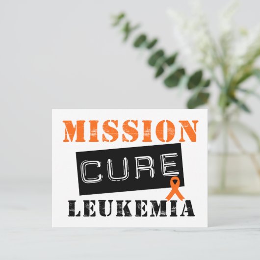 Carte Postale Mission Cure Leukemia (Debout devant)
