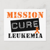 Carte Postale Mission Cure Leukemia (Devant)